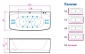 Ванна гідромасажна Balteco Loop S2 189х89 см