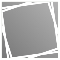 Зеркало J-mirror Lucia 50x50 см LED подсветка