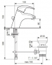 Змішувач для умивальника Emmevi Luxor CR7003RTC