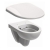 Набор керамики 2в1 подвесной унитаз овальный Kolo Nova Pro M33120000 Rimfree с дюропластовым сиденьем Kolo Nova Pro M30112000 soft-close