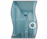 Зеркало J-mirror Marina 73x50 см с линзой
