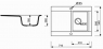 Мойка кухонная Marmorin Voga 1 с крылом