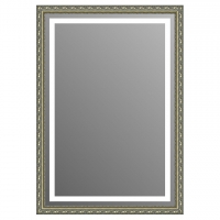 Зеркало в багетной раме J-mirror Maura 100x70 см бронзовое с подсветкой