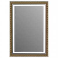 Зеркало в багетной раме J-mirror Maura 100x70 см золото с подсветкой