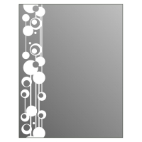 Зеркало J-mirror Miranda 90x70 см LED подсветка