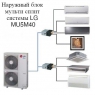 Наружный блок мульти сплит систем LG Multi FDX MU5M40.UO2R0