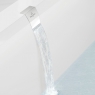 Декоративная накладка белая слив-перелива с наполнением для ванны Villeroy&Boch UPCON0123