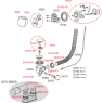 Сифон для ванны Alca Plast A564KM1-80