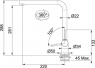Смеситель для мойки Franke Neptune Style Window 115.0263.158