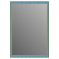 Зеркало в багетной раме J-mirror Orietta 100x70 см голубое