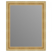 Зеркало в багетной раме J-mirror Orietta 50x40 см белое