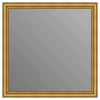 Зеркало в багетной раме J-mirror Orietta 60x60 см золото