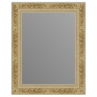 Зеркало в багетной раме J-mirror Penelope 50x40 см белое