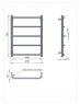 Полотенцесушитель Paladii Классик РШ024 550х430 мм