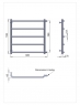 Полотенцесушитель Paladii Классик РШ090 550х600 мм