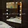 Гримерное зеркало J-mirror Hollywood Color 100x70 см