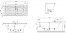 Ванна акриловая Villeroy&Boch O.Novo UBA190CAS2V-XX 190х90 см