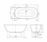 Ванна Villeroy&Boch Theano UBQ155ANH7F200V-96 155x75 см