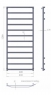 Полотенцесушитель водяной Paladii Ритм ПН043 1200x630/12