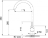 Смеситель для мойки Franke Pola 115.0298.094