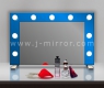 Гримерное зеркало J-mirror Hollywood T Color 50x80 см