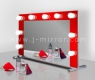 Гримерное зеркало J-mirror Hollywood T Color 50x80 см
