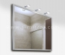 Зеркало J-mirror Alu 001 50x80 см с LED светильником Consol 03
