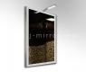 Зеркало J-mirror Alu 001 50x50 см с LED светильником Consol 04