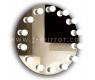 Гримерное зеркало J-mirror Hollywood R2 80x80 см