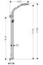 Душевой набор Hansgrohe Raindance 27876000 S150 Rainbow 90 см AIR 3 jet