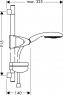 Душевой набор Hansgrohe Raindance 27881000 E100 Unica’D 90 см AIR 3 jet