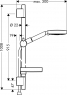 Душевой набор Hansgrohe Raindance 27884000 S120 Unica'S Puro 90 см AIR 3 jet
