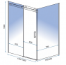 Душевая кабина Rea Whistler REA-K0848 80x120 см
