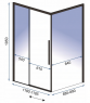 Душевая кабина Rea Solar REA-K6311 90x120 см