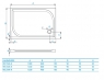 Поддон душевой Koller Pool Rectan-M прямоугольный 120x80 см