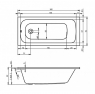 Ванна акриловая Riho Rima BB30 160x70 см