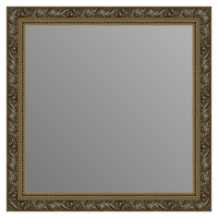 Зеркало в багетной раме J-mirror Rosita 60x60 см темное золото