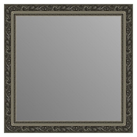 Зеркало в багетной раме J-mirror Rosita 60x60 см серебро