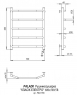 Полотенцесушитель Paladii Классик электро РШе196x 600x500