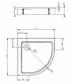 Поддон душевой Radaway Doros A Compact SDRA9090-05 90 см
