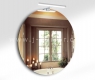 Зеркало J-mirror Shape 01 80x80 см с LED светильником Consol 01