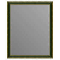 Зеркало в багетной раме J-mirror Simona 50x40 см зеленое