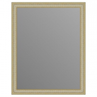 Зеркало в багетной раме J-mirror Simona 50x40 см белое