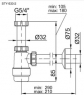 Сифон для умывальника Styron STY-533-2
