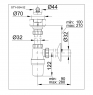 Сифон для умывальника Styron STY-534-32