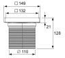 Верхняя вставка для трапа Tece TECEdrainpoint S 3660011