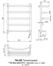Полотенцесушитель Paladii Триумф электро 600x500