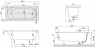 Ванна акриловая Villeroy&Boch O.Novo UBA160CAS2V-XX 160х70 см