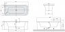 Ванна из акрила Villeroy&Boch Loop&Friends UBA180LFS7PDV-96 180х80 см