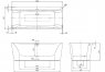 Ванна квариловая Villeroy&Boch Squaro Excellence UBQ180SQE9W2V-XX 180х80 см